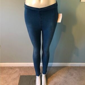 Free People Dark Blue Jeggings